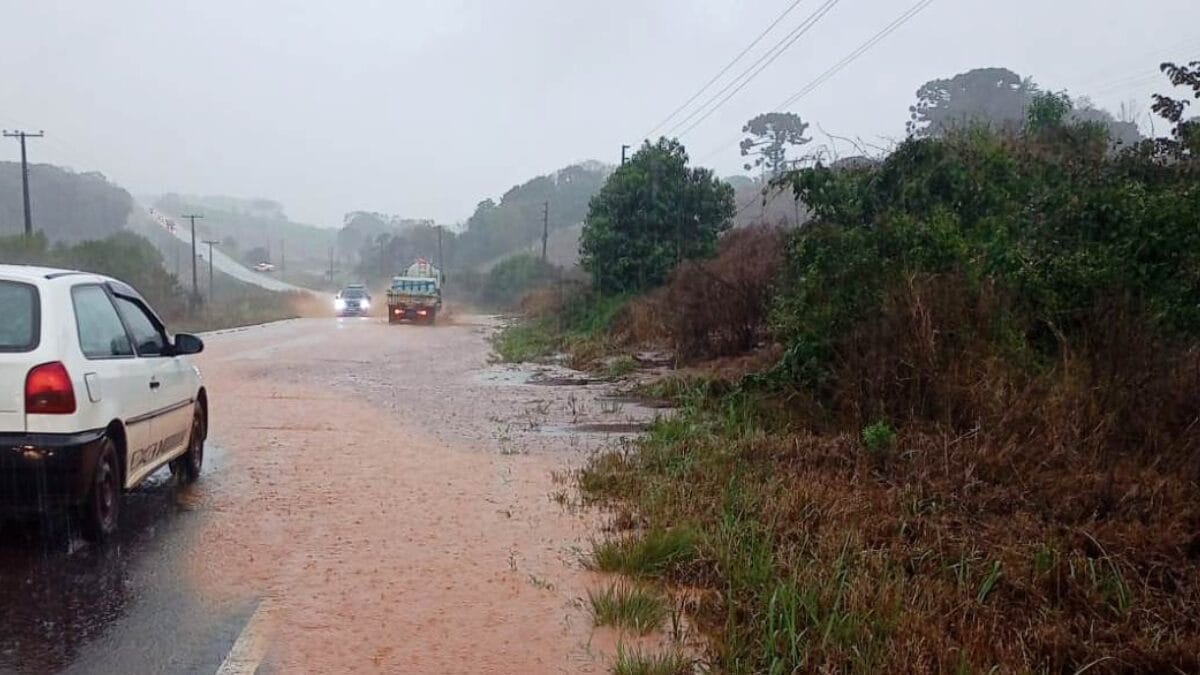 Trecho da SC-480 em Xanxerê