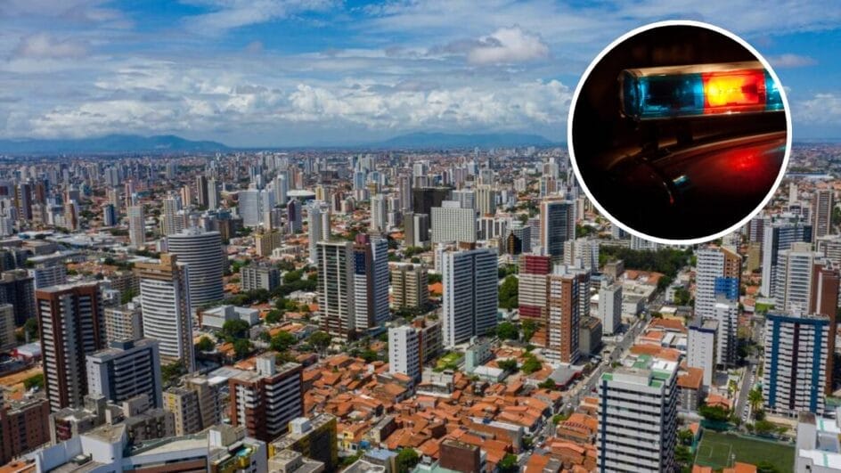 Caso aconteceu no bairro Dionísio Torres, em Fortaleza (Foto: Reprodução; Banco de Imagens)