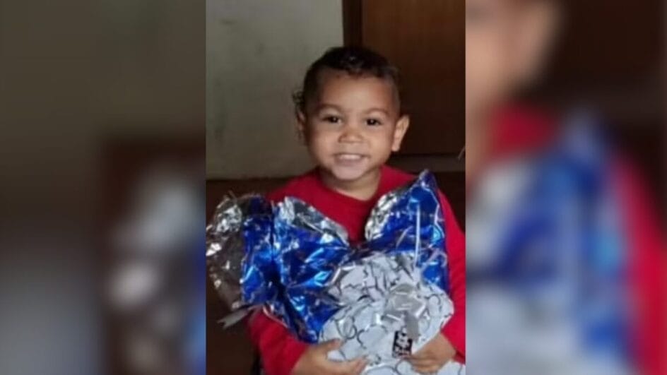 Criança tinha 3 anos e morava com a família em Viamão, no Rio Grande do Sul (Foto: Reprodução)