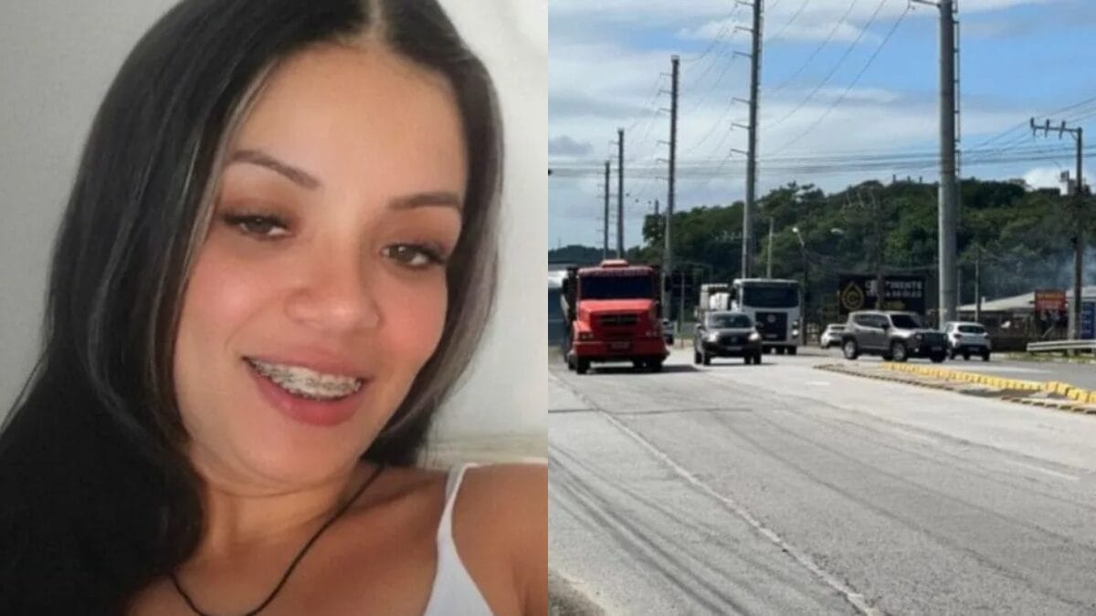 Vítima encontrada às margens da SC-281 em São José foi identificada como Greiziane da Silva Luz (Foto: Redes sociais, Reprodução)