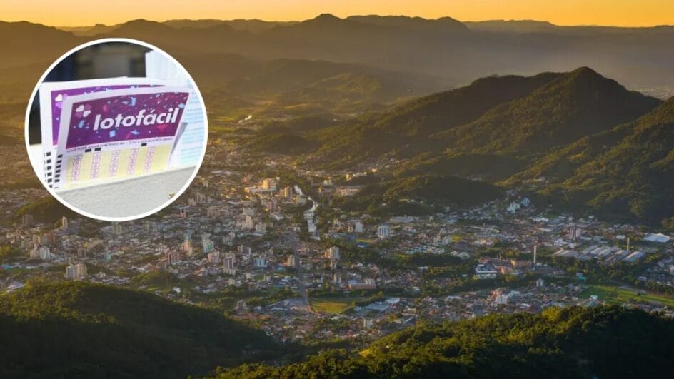 Uma das apostas ganhadoras da Lotofácil 3730 foi realizada em Jaraguá do Sul, em Santa Catarina (Foto: Prefeitura de Jaraguá do Sul, Divulgação; Marcelo Camargo, Agência Brasil)