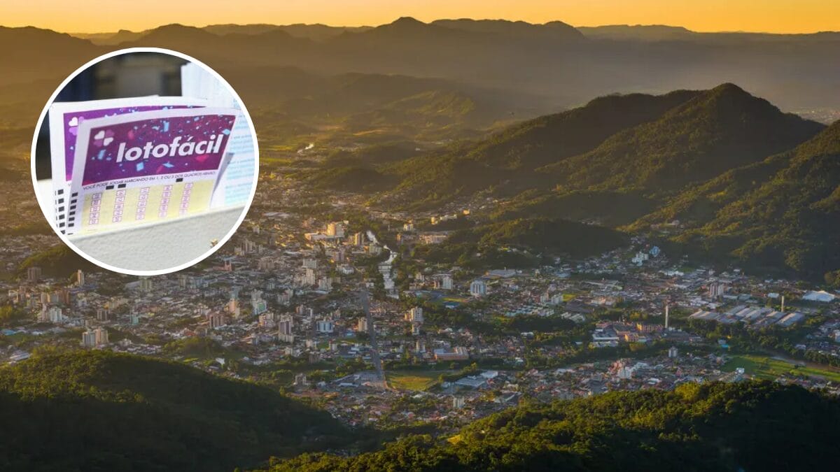 Uma das apostas ganhadoras da Lotofácil 3730 foi realizada em Jaraguá do Sul, em Santa Catarina (Foto: Prefeitura de Jaraguá do Sul, Divulgação; Marcelo Camargo, Agência Brasil)