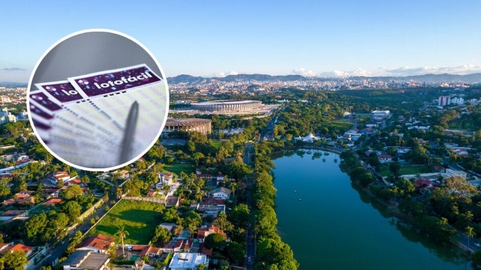 Uma das apostas vencedoras da Lotofácil foi realizada em Belo Horizonte, Minas Gerais (Foto: Banco de Imagens, Reprodução; Lucas Amorelli, Arquivo NSC)