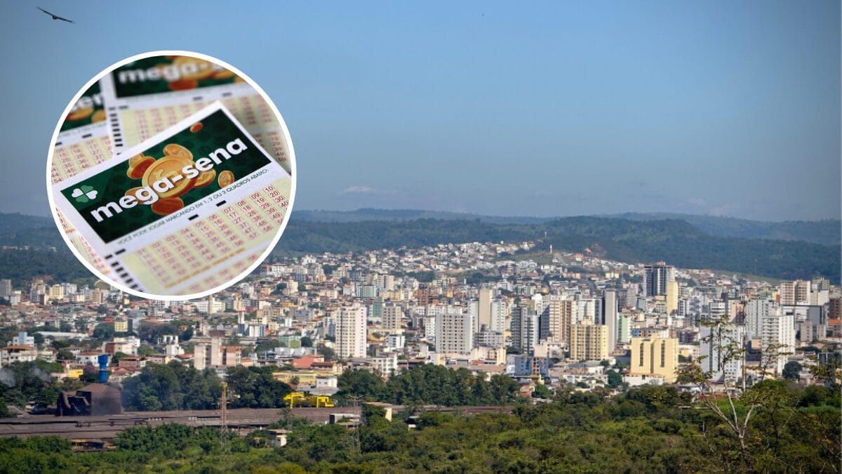 Aposta vencedora da Mega-Sena foi feita em cidade de Minas Gerais (Foto: Câmara Municipal de Divinópolis; Rodrigo de Oliveira, Caixa, Divulgação)