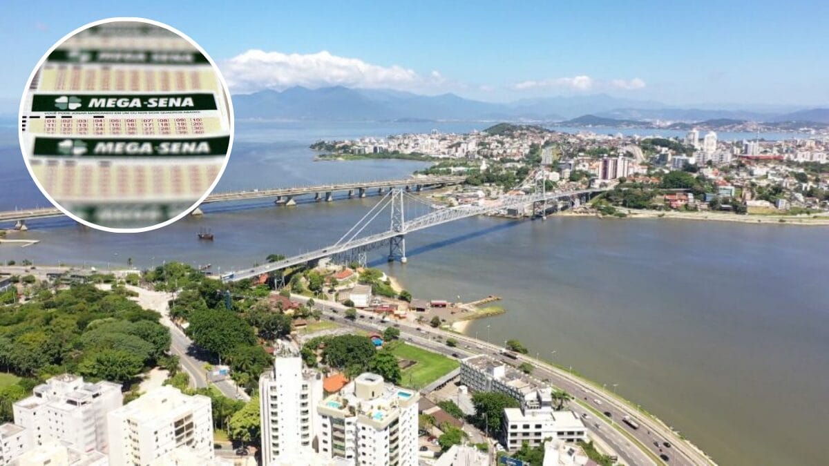 Uma das apostas foi realizada em Florianópolis (Foto: Josué Betim, Arquivo; Marcelo Casall Jr, Agência Brasil)