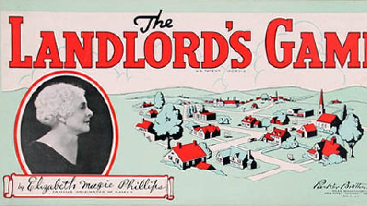 1904: Elizabeth Magie patenteou The Landlord’s Game para demonstrar como a concentração de propriedades favorecia alguns jogadores, esse foi o "jogo-pai" de Monopoly (Foto: U.S. National Archives / Wikimedia Commons)