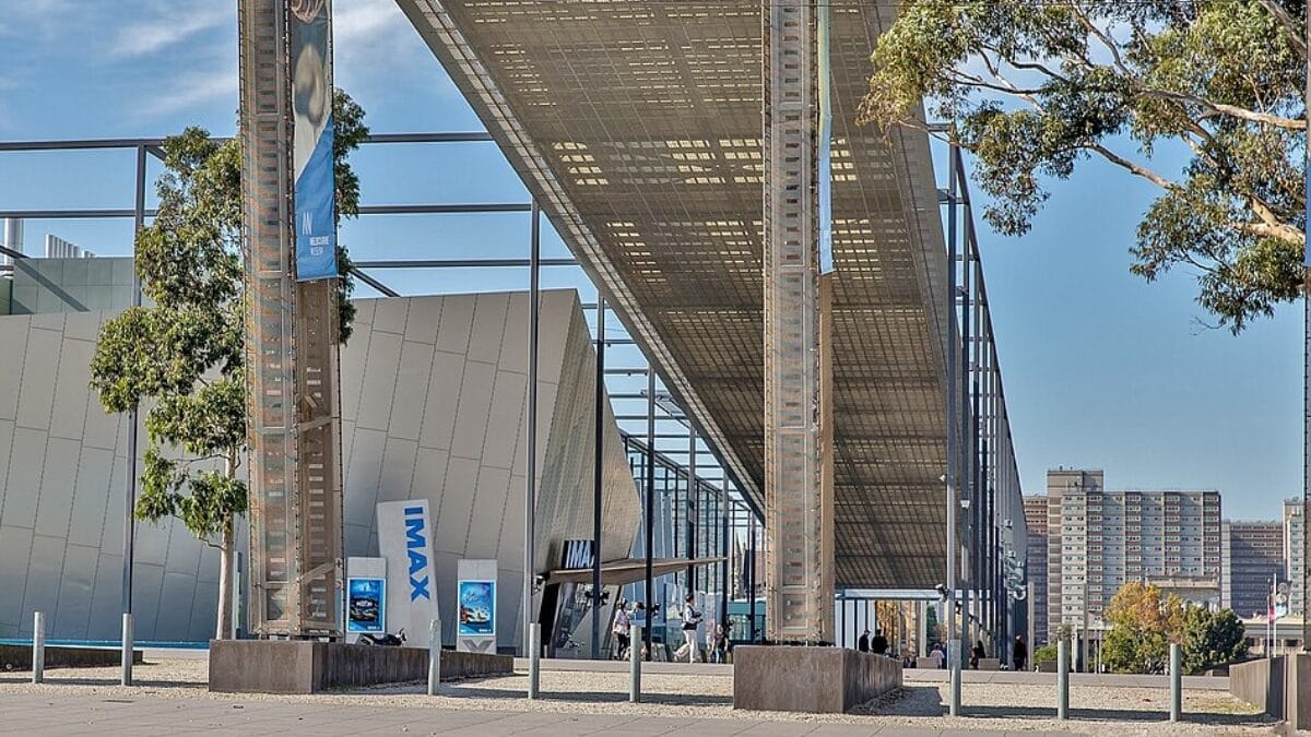 Austrália: IMAX Melbourne, Melbourne (Foto: Johntorcasio / Wikimedia Commons)