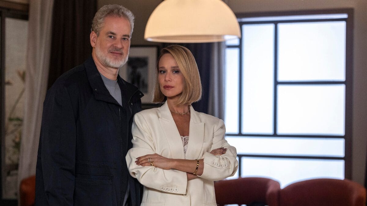 cena da separação de ademir e dora em quem ama cuida