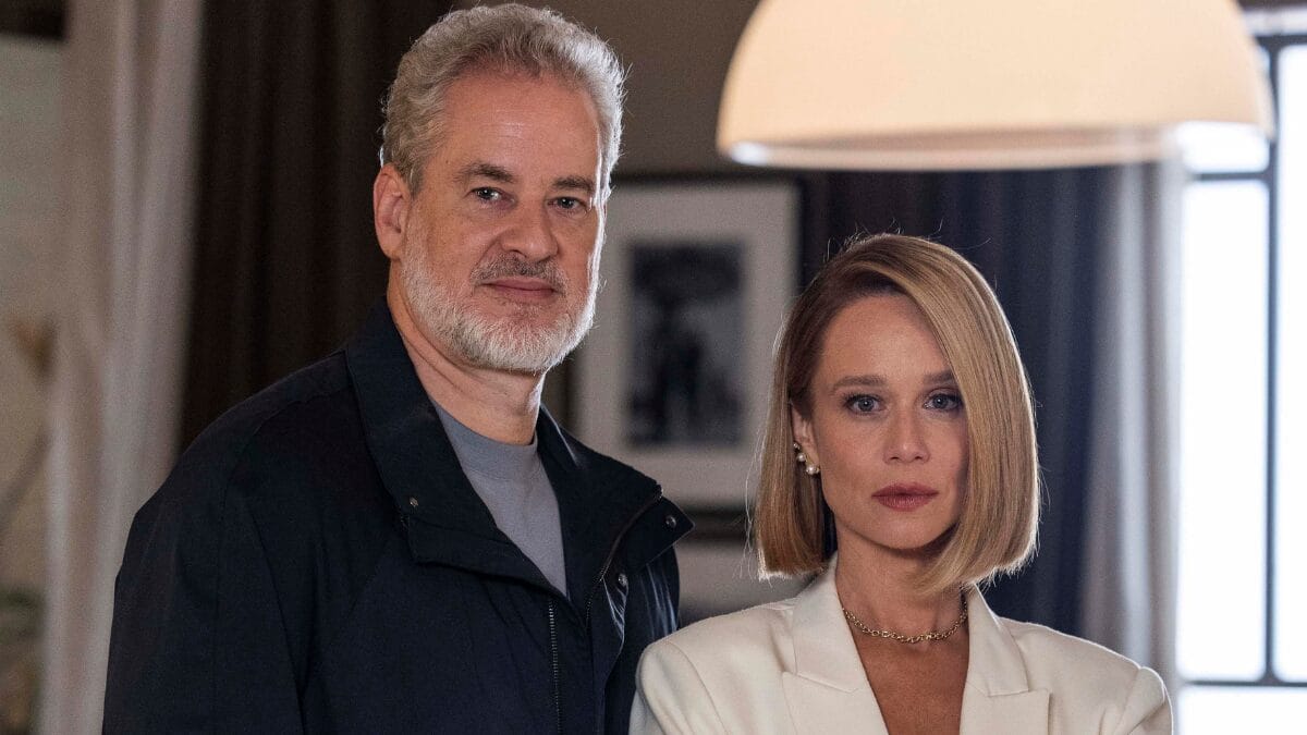 cena da separação de ademir e dora em quem ama cuida