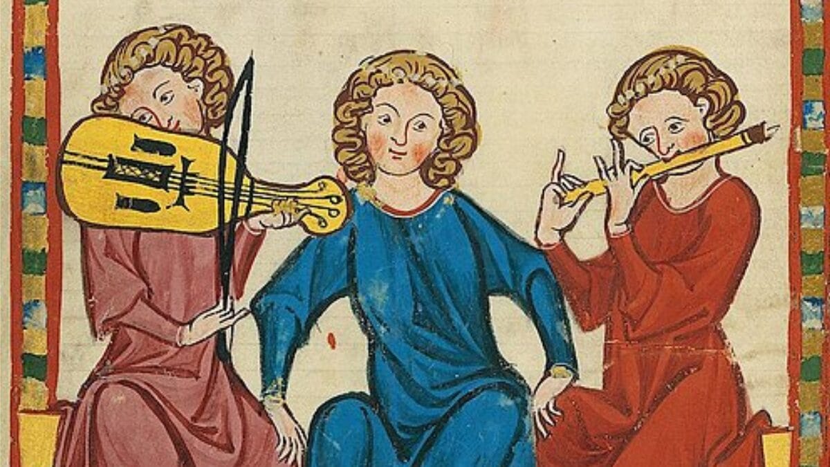 Bardos e trovadores compunham versos, cantavam histórias e preservavam relatos por meio da tradição oral (Foto: Levan Ramishvili / Wikimedia Commons)