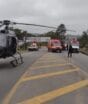 Colisão entre caminhão e carro interdita trânsito em rodovia no Sul de SC e deixa vítima presa nas ferragens