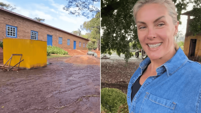 Ana Hickmann acelera obras em casa da fazenda de 1820 para cerimônia de casamento com Edu Guedes