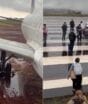 Avião com 151 passageiros atola na lama ao aterrissar em aeroporto; veja vídeo