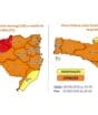Defesa Civil mantém SC sob alerta para temporais com granizo, vendavais, chuva intensa e volumosa