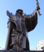 O segredo na base da maior escultura de Chapecó que quase ninguém conhece