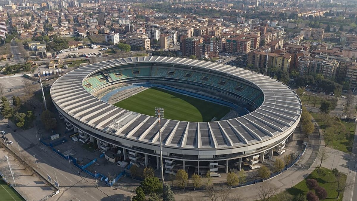 O Estádio Marcantonio Bentegodi, na Itália, foi uma das sedes da Copa do Mundo de 1990 (Foto: Arne Müseler, Wikimedia Commons)