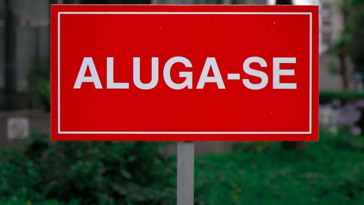 Placa de "Aluga-se"