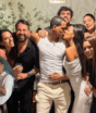 Mell Muzzillo e Marcello Melo Jr. reúnem amigos em jantar de noivado e trocam alianças antes de nova parceria na TV