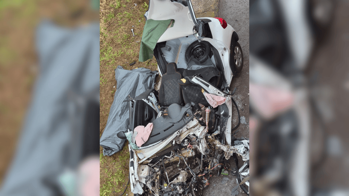 Acidente entre carro e caminhão mata mulher e deixa homem ferido na BR-282 em SC