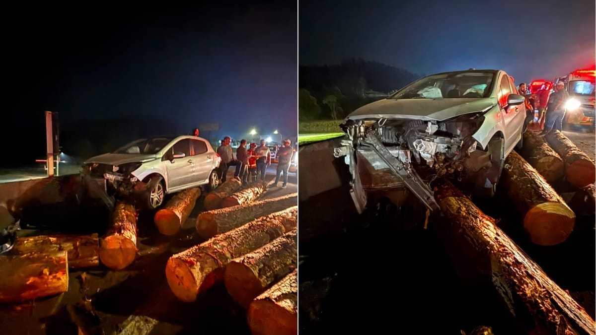 Ninguém ficou ferido (Foto Divulgação, CBMSC)
