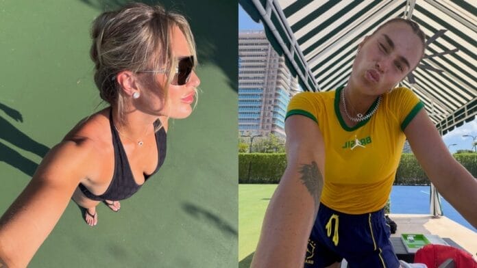 Sabalenka foi criticada durante férias na Grécia (Foto: Redes sociais, Reprodução)
