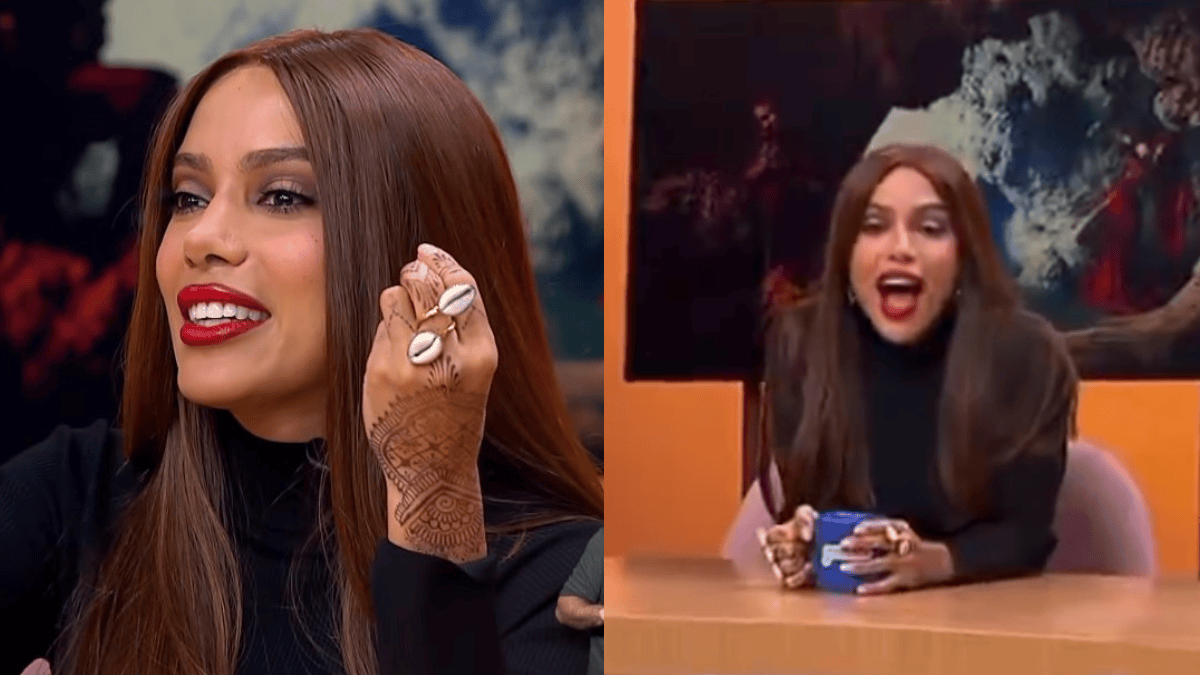 O livro que fez Anitta rir e ficar chocada com o título no Sem Censura