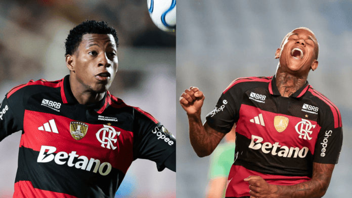 Plata e Wallace Yan foram vendidos pelo Flamengo (Foto: Gilvan de Souza, CRF)