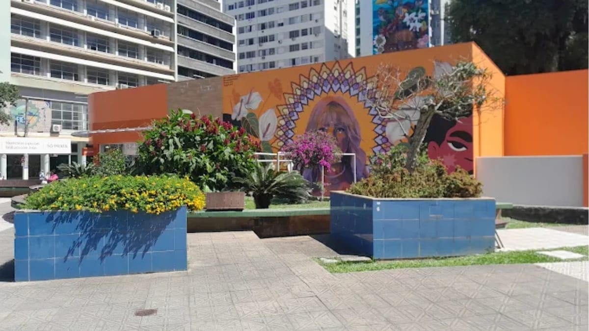 Praça Pio XII, conhecida como Largo do Fagundes (Foto: Reprodução, Google Maps)
