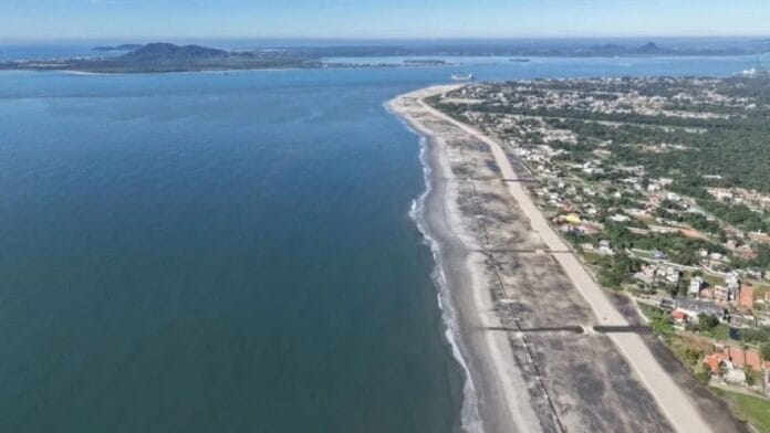 Maior alargamento de praia do Brasil termina com expectativa de valorização imobiliária de até 28% na cidade que mais cresce em SC