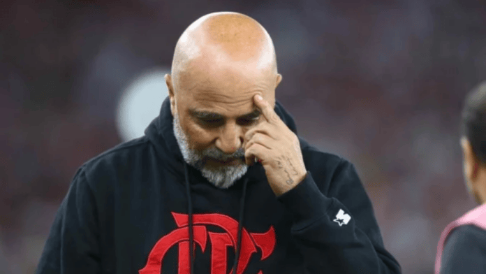 Sampaoli é ex-técnico do Flamengo (Foto: Gilvan de Souza, CRF)