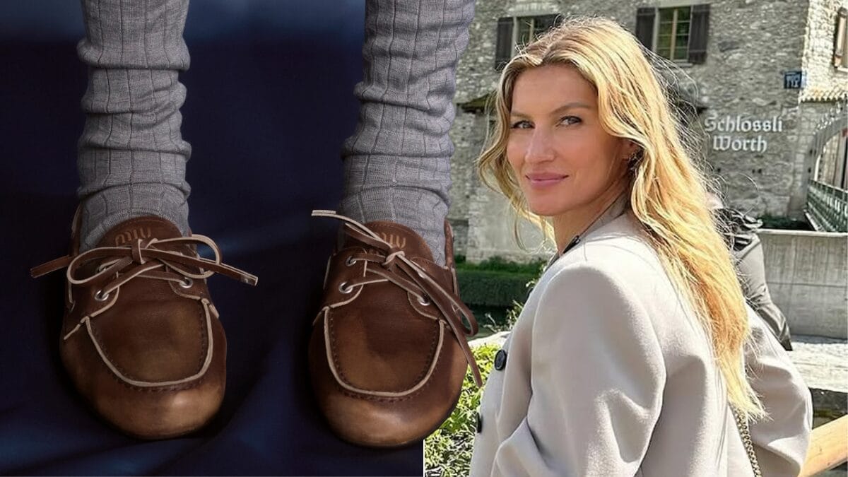 Esqueça a sapatilha: o sapato usado por Gisele Bündchen é a aposta mais forte para o verão 2026/2027