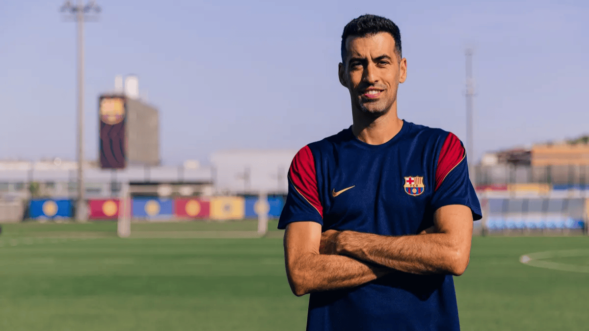 Barcelona anuncia retorno de Sergio Busquets ao clube aos 38 anos