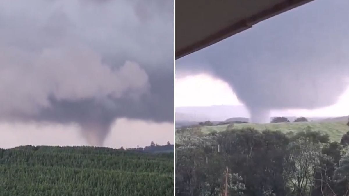 Tornado atinge o Paraná, causa estragos e assusta moradores: “Clamamos a Deus por misericórdia”