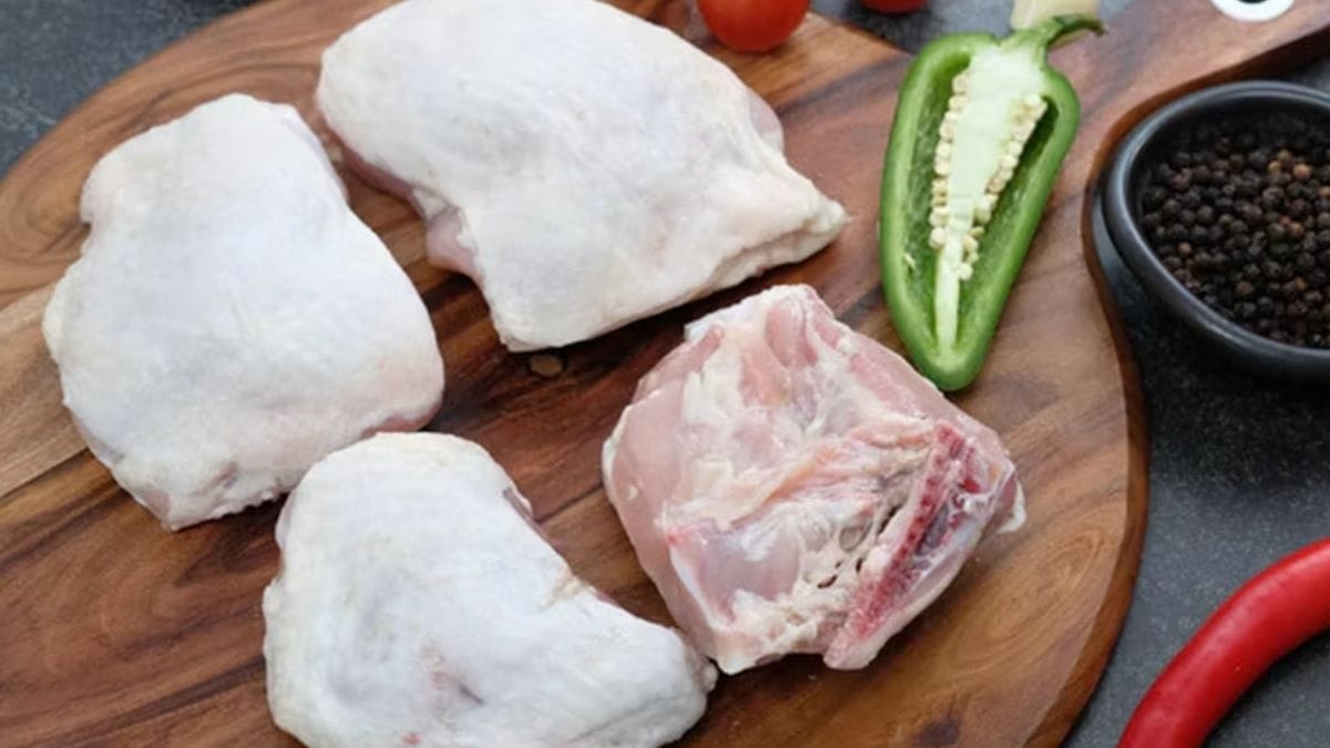 lavar o frango