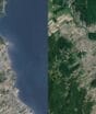 Imagens de satélite mostram transformação de cidade na Grande Florianópolis que cresceu 74% em 25 anos