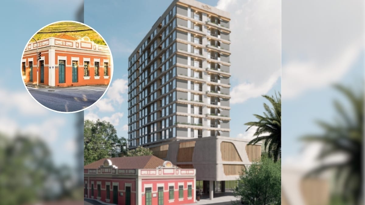 Casarão de quase 200 anos que virou bar tradicional será integrado a residencial de 12 andares em Florianópolis