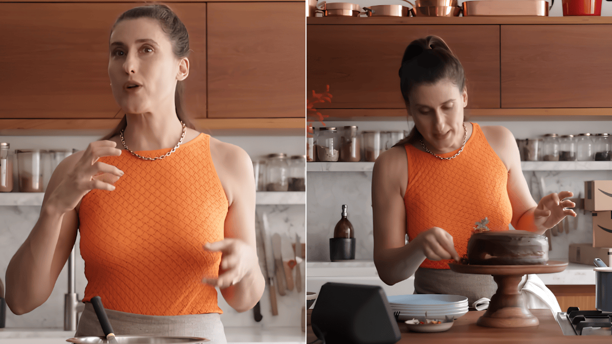O bolo de chocolate perfeito da Paola Carosella não vai leite, e sim água quente para deixar os sabores mais intensos e o bolo mais fofinho