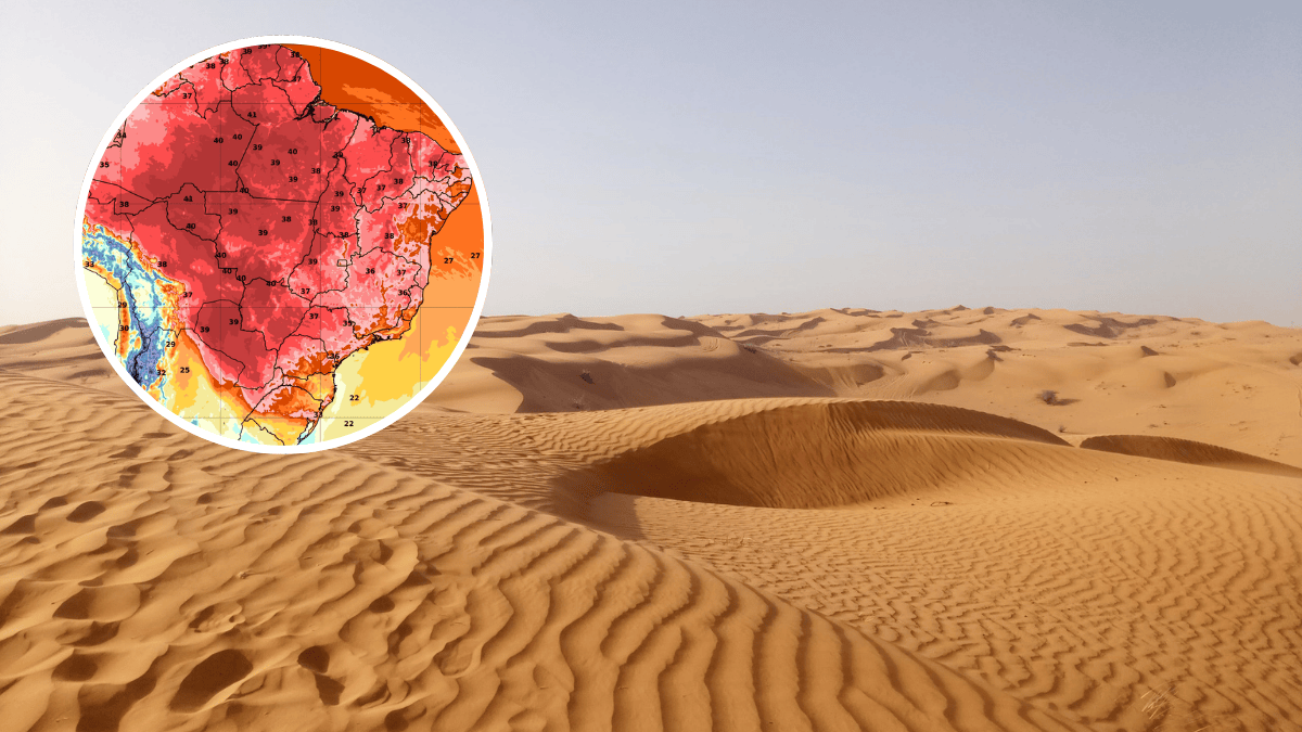 Umidade em estados do Brasil fica parecida com a registrada em desertos (Foto: Inmet, Reprodução; Banco de Imagens)