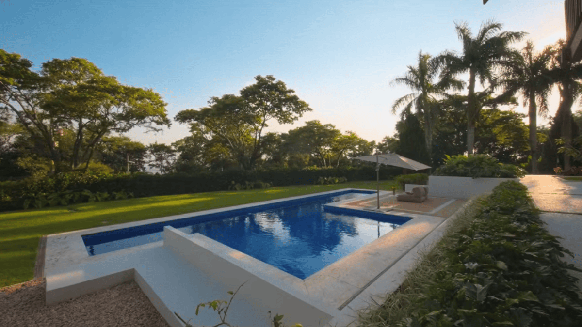 Piscina da casa
