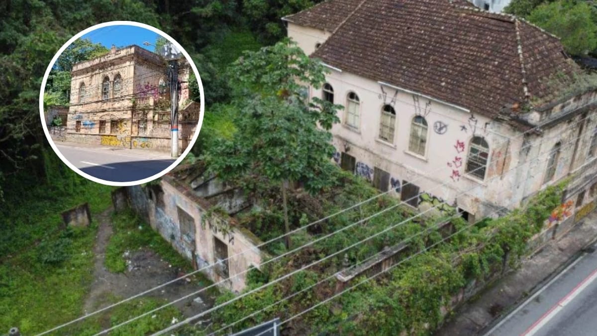 Casarão com mais de 100 anos em Florianópolis onde viveram governadores de SC aguarda restauro em meio à degradação