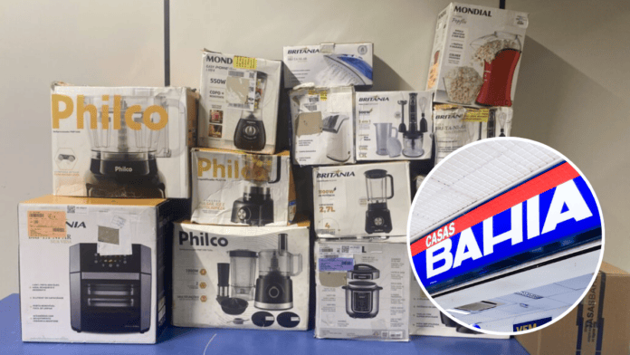 Kit leiloado pela Casas Bahia tinha 15 produtos (Foto: Reprodução)