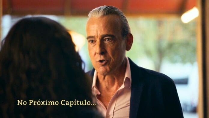 cena da novela das nove da TV Globo