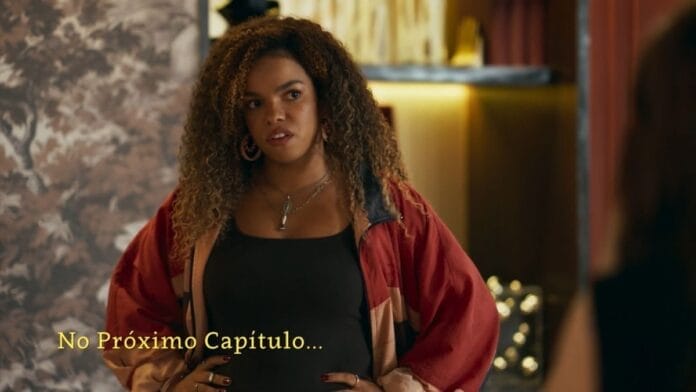 cena da novela das nove da TV Globo