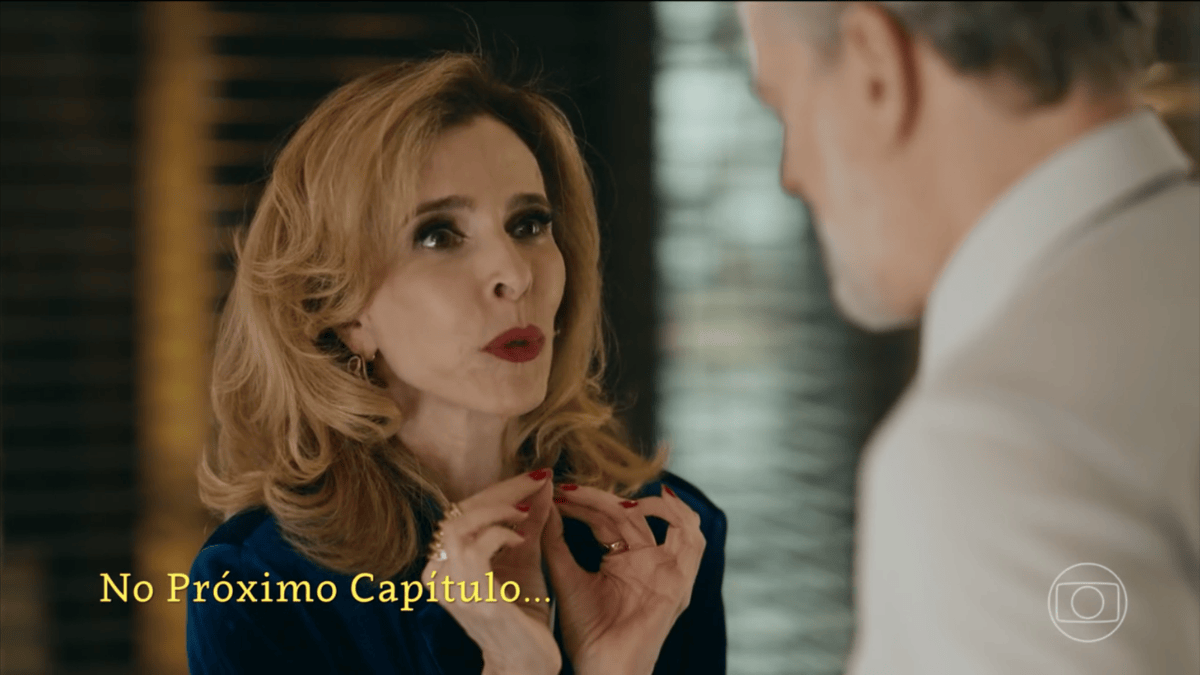 cena da novela das nove da tv globo