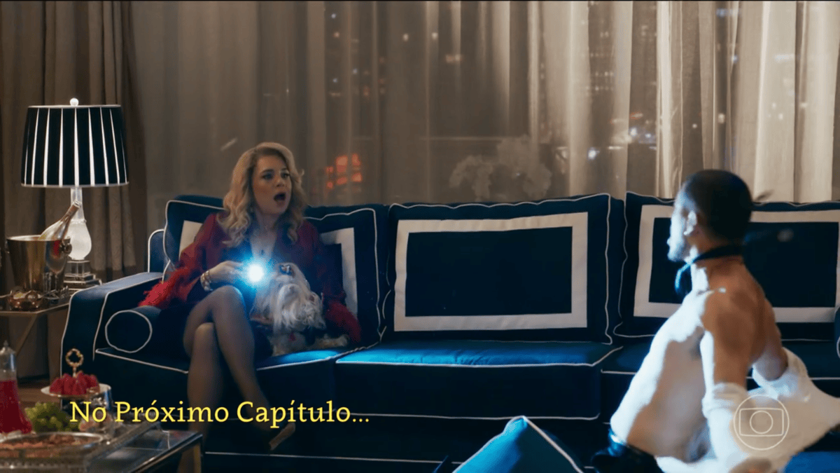 cena da novela das nove da tv globo