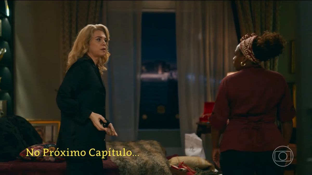 cena da novela das nove da tv globo
