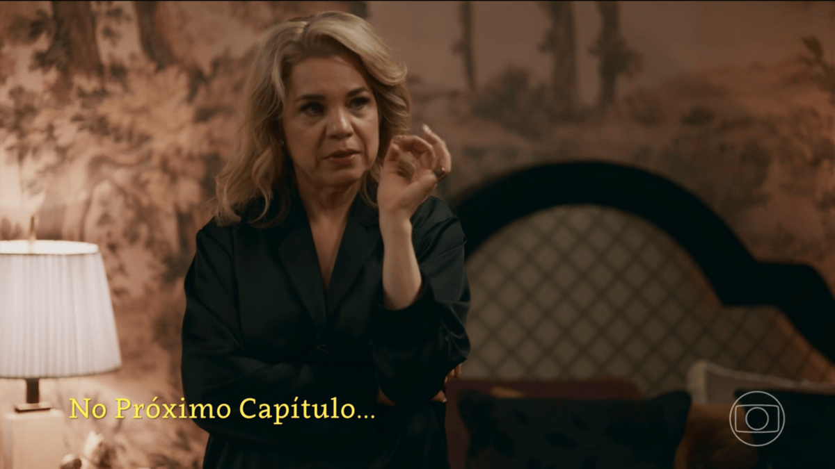 cena da novela das nove da tv globo