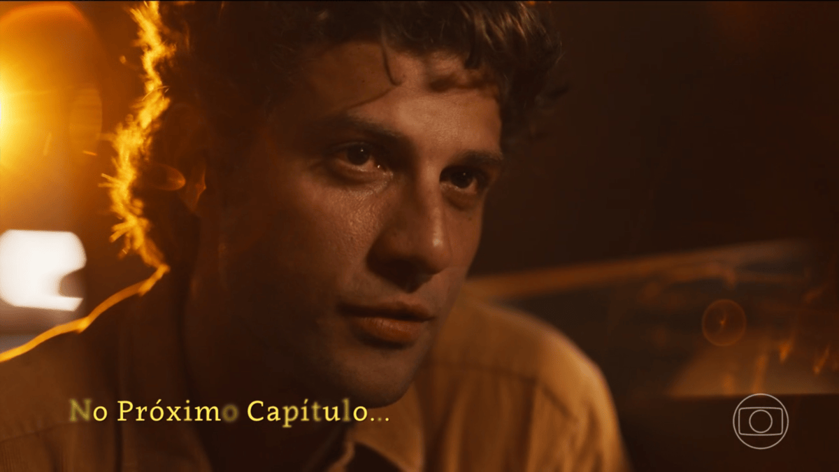 cena da novela das nove da TV Globo