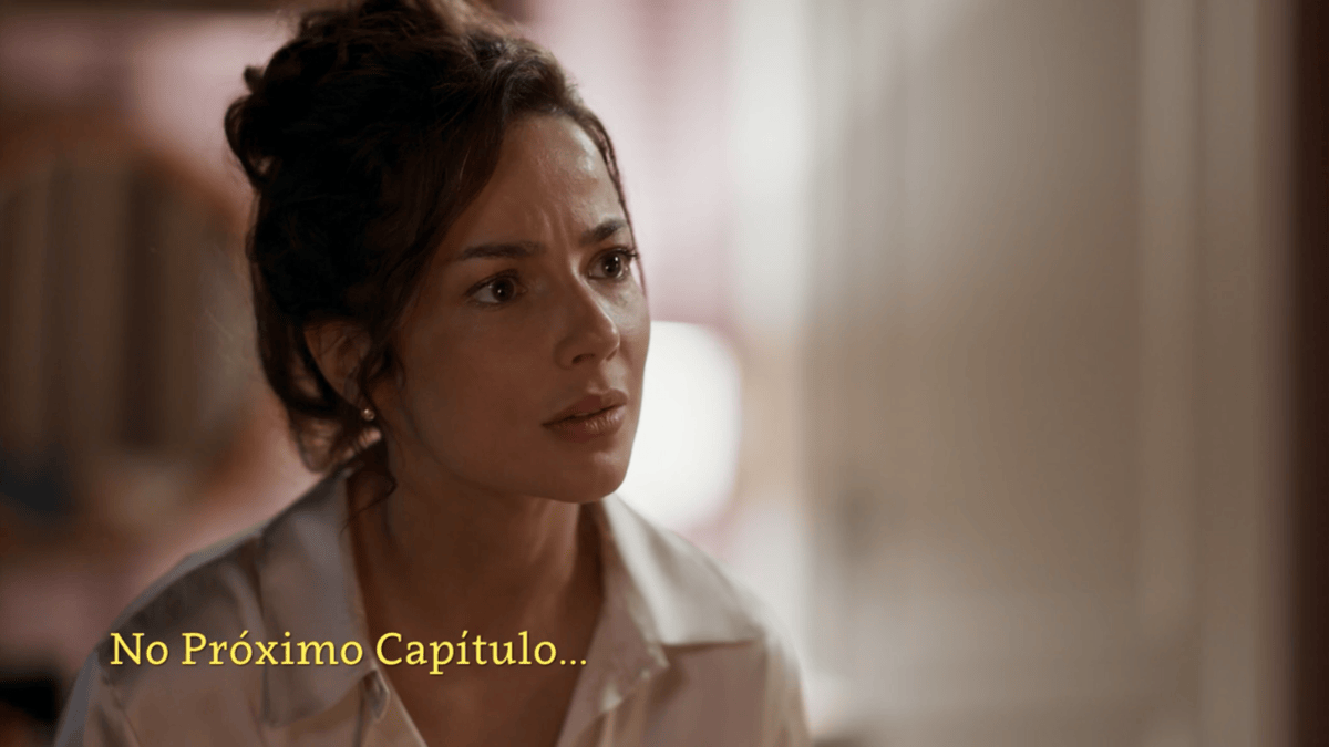 Bruna (Nanda Marques) em cena da novela das nove da TV Globo