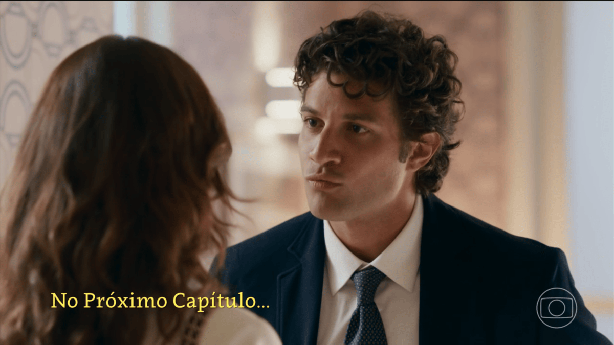 Pedro (Chay Suede) em cena da novela das nove da TV Globo